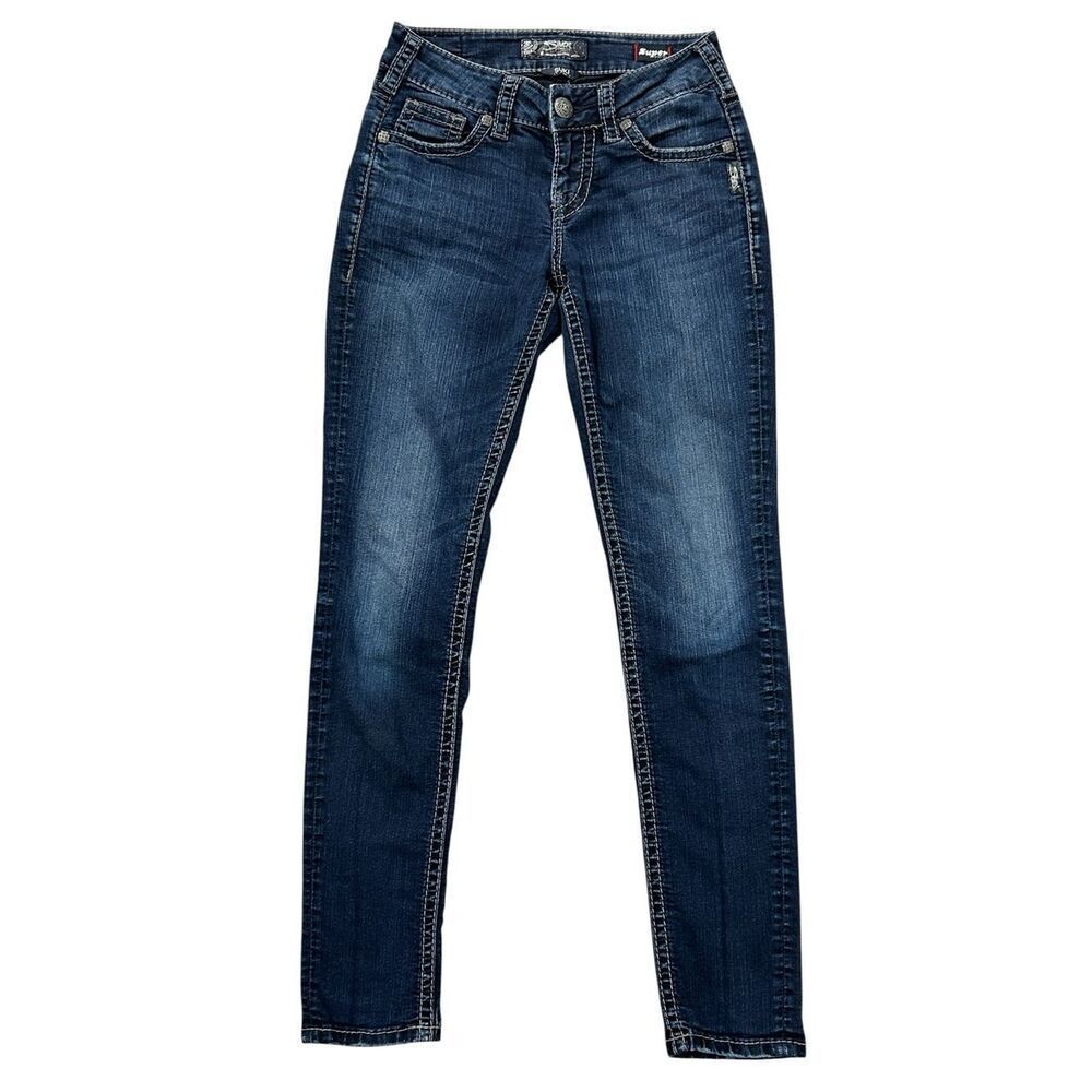 Silver Suki Mid Skinny Jeans